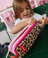 Trousse Hello Hossy Léopard 7 avec imprimé animalier et deux compartiments