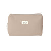 Trousse de toilette effet lin beige - Bebel