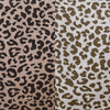 Trousse de toilette Bebel motif léopard kaki en coton Oeko-Tex