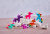 Tube Plus-Plus Licornes pailletées avec figurines licorne, jeu de construction créatif pour enfant
