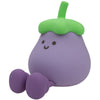 Veilleuse rechargeable aubergine violette avec chapeau vert – Mary’s