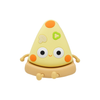 Veilleuse rechargeable en forme de part de pizza mignonne pour chambre enfant
