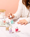Vernis à l’eau turquoise Inuwet parfum pomme – vernis enfant vegan lavable à l’eau