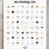 Affiche "Mes premières fois" (peau claire) - Les petites dates