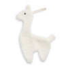 Doudou attache tétine lama - Blanc - Jollein