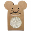 Balle rebondissante pailletée souris - Argenté - Ratatam