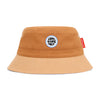 Bob enfant Mini Chestnut Hello Hossy : chapeau tendance en coton, coloris marron et beige, idéal pour protéger les kids du soleil avec style !