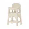 Chaise haute en bois pour bébé lapin et souris - Crème - Maileg