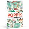Poster à sticker - 71 stickers (7-12 ans) - Tour du monde - Poppik