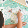 Poster à sticker - 71 stickers (7-12 ans) - Tour du monde - Poppik