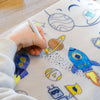 Set à colorier en silicone - Dans l'espace - Super Petit