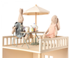 Table de jardin avec chaise et banc - Maileg
