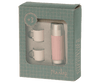 Thermos et tasses miniature - Corail - Maileg
